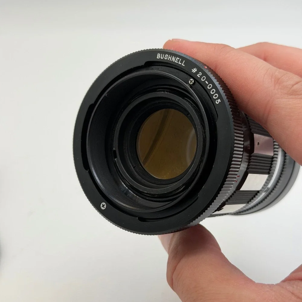 Accura Supertel 135mm f2.8 Vintage Zebra Telephoto Lens Japan Canon FD Mount